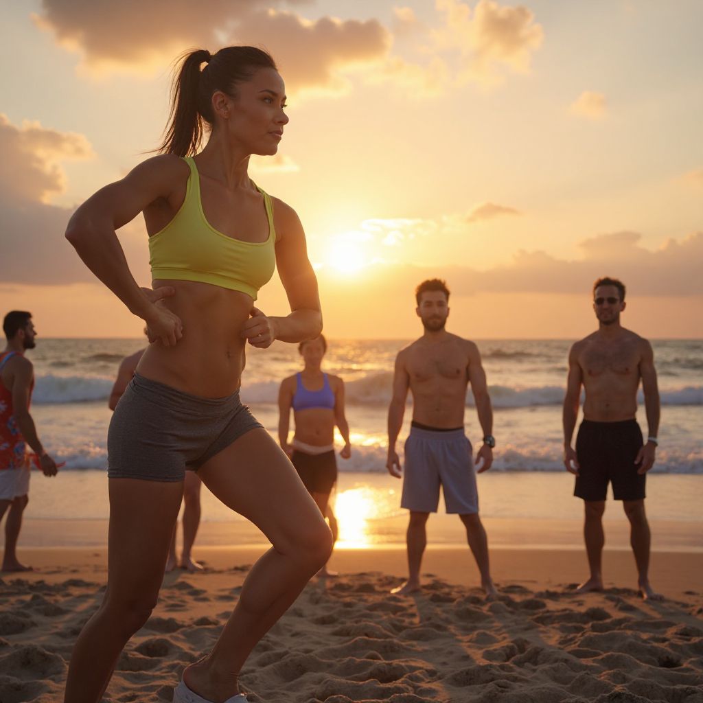 Outdoor bootcamp training